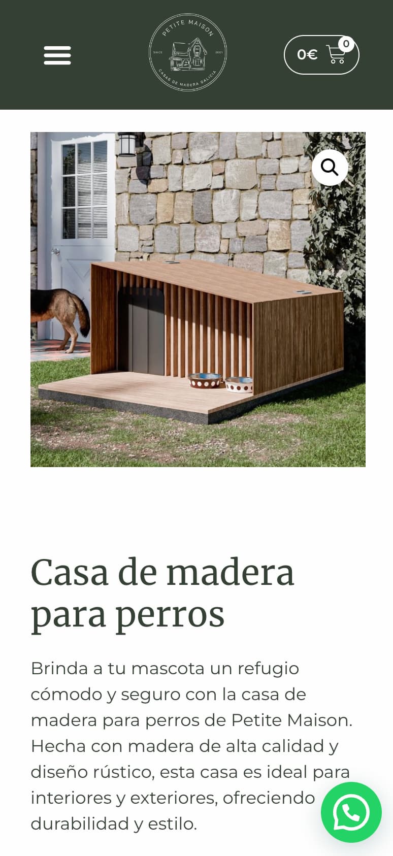 ejemplos de paginas web casas de madera